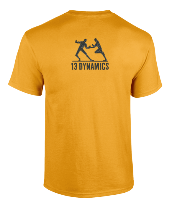 Gold Thirteen Dynamics classic tee - Image 2